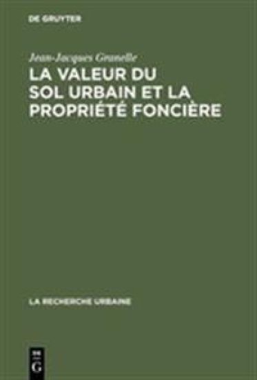 La Valeur Du Sol Urbain Et La Propriété Foncière