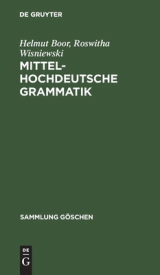 Mittelhochdeutsche Grammatik