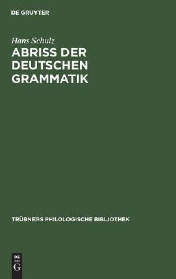 Abriss der deutschen Grammatik