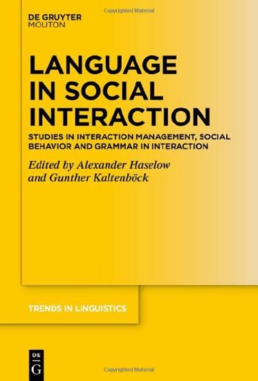 Kansikuva: Language in Social Interaction