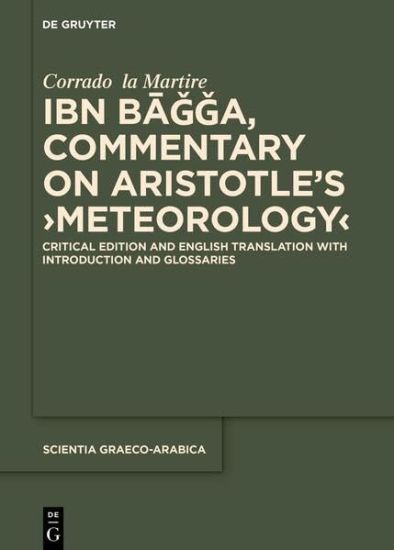 Ibn Bagga, Commentary on Aristotle’s ›Meteorology‹