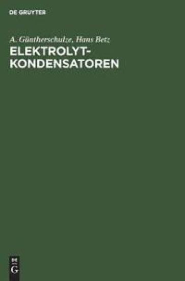 Elektrolytkondensatoren