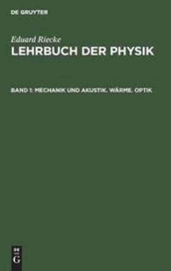 Mechanik Und Akustik. Wärme. Optik