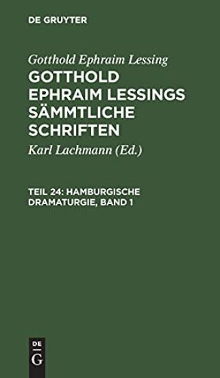 Hamburgische Dramaturgie, Band 1