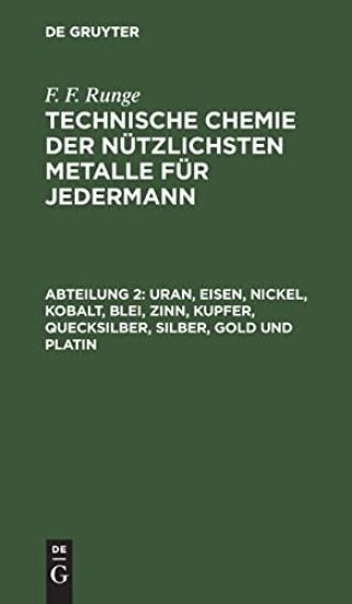 Uran, Eisen, Nickel, Kobalt, Blei, Zinn, Kupfer, Quecksilber, Silber, Gold Und Platin