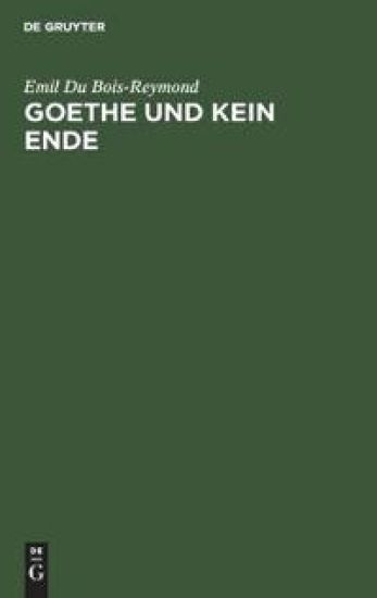 Goethe Und Kein Ende