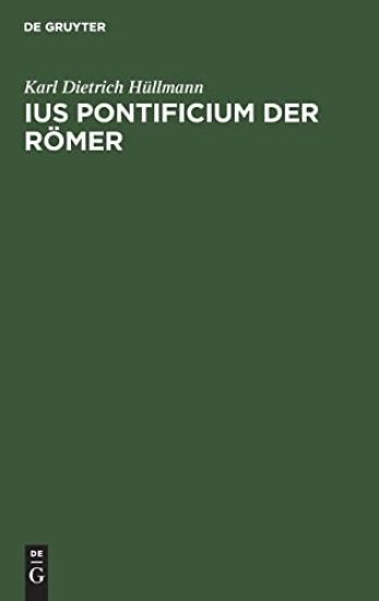 Ius Pontificium Der Römer