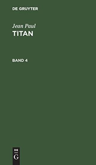 Jean Paul: Titan. Band 4