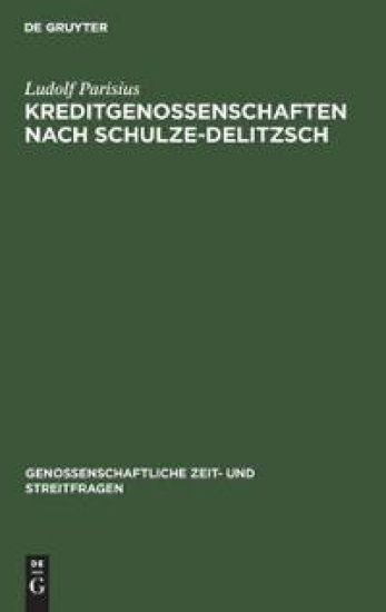Kreditgenossenschaften Nach Schulze-Delitzsch