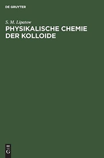 Physikalische Chemie Der Kolloide