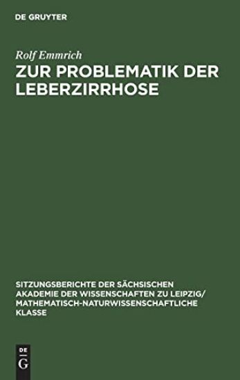Zur Problematik Der Leberzirrhose