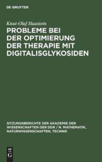 Probleme Bei Der Optimierung Der Therapie Mit Digitalisglykosiden