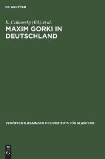 Maxim Gorki in Deutschland