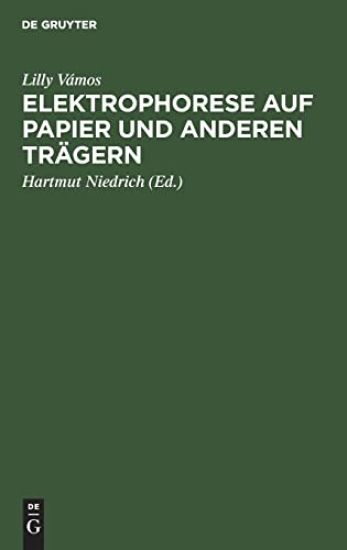 Elektrophorese Auf Papier Und Anderen Trägern