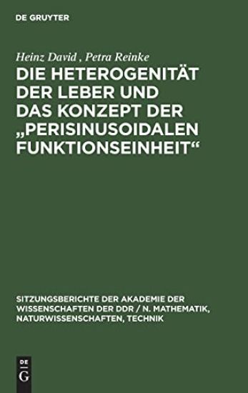 Die Heterogenität Der Leber Und Das Konzept Der "Perisinusoidalen Funktionseinheit"