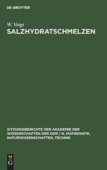 Salzhydratschmelzen
