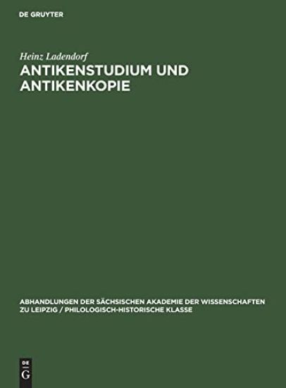 Antikenstudium Und Antikenkopie