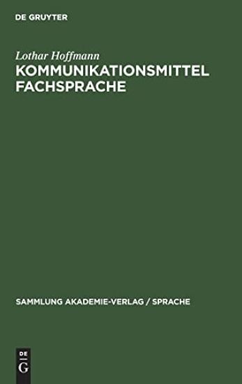 Kommunikationsmittel Fachsprache