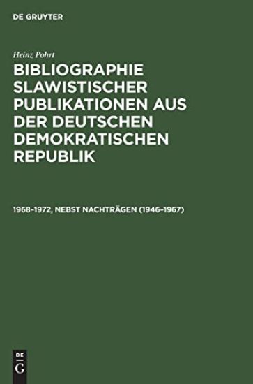 1968-1972, Nebst Nachträgen (1946-1967)