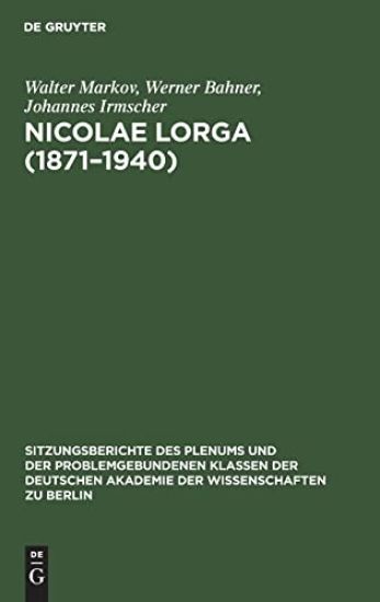 Nicolae Lorga (1871-1940)