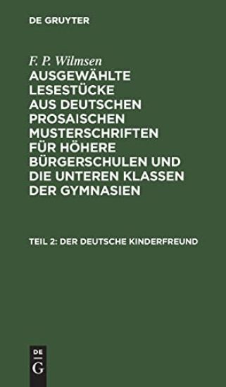 Der Deutsche Kinderfreund, Teil 2