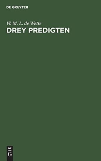 Drey Predigten