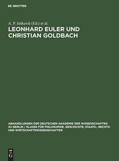 Leonhard Euler Und Christian Goldbach