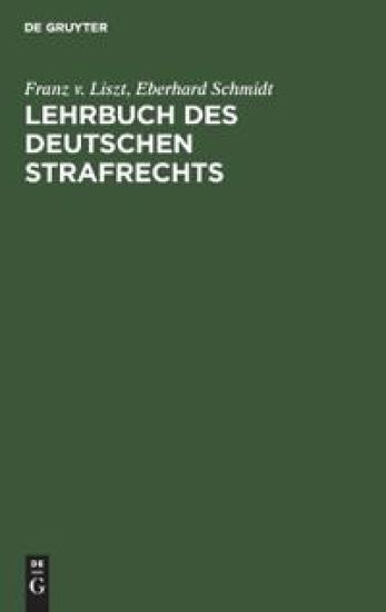 Lehrbuch Des Deutschen Strafrechts