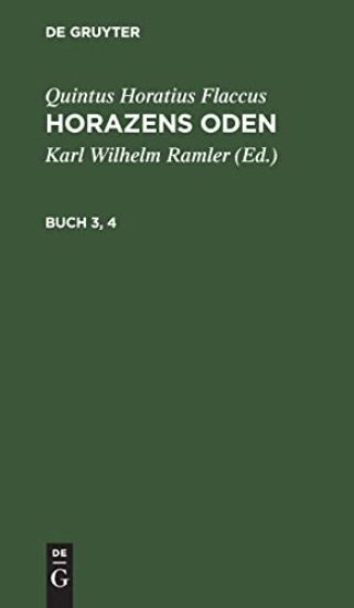Quintus Horatius Flaccus: Horazens Oden. Buch 3, 4