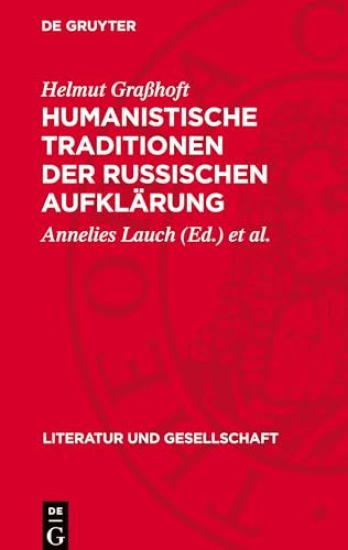 Humanistische Traditionen Der Russischen Aufklärung