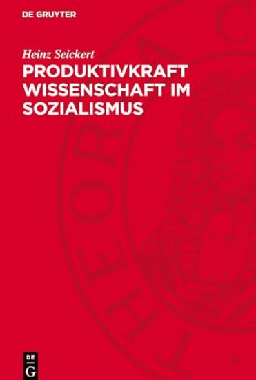 Produktivkraft Wissenschaft Im Sozialismus