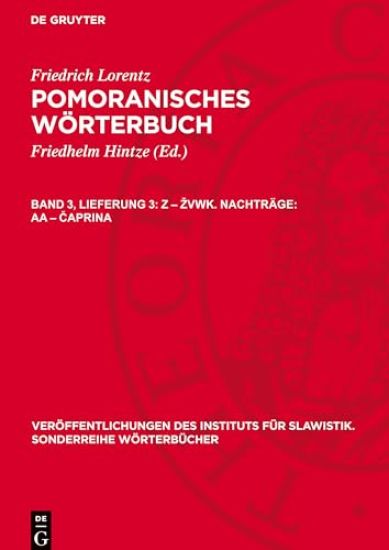 Z - zvwk. Nachträge: aa - čaprina