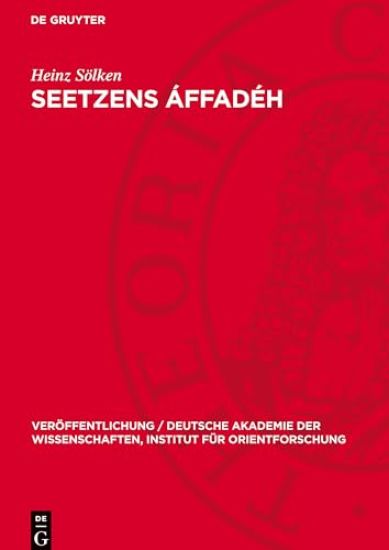Seetzens Áffadéh: Ein Beitrag Zur Kotoko-Sprachdokumentation