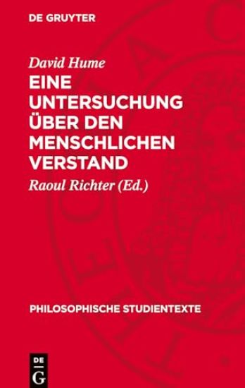Eine Untersuchung Über Den Menschlichen Verstand