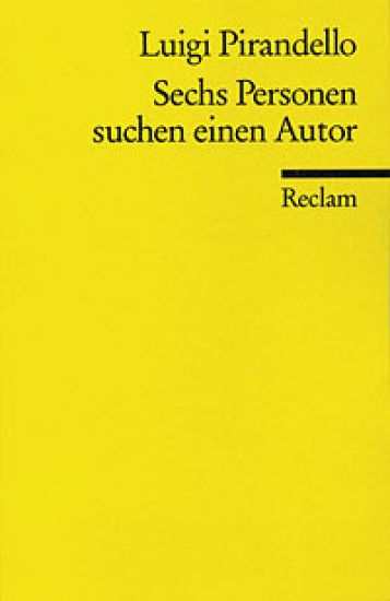 Sechs Personen suchen einen Autor