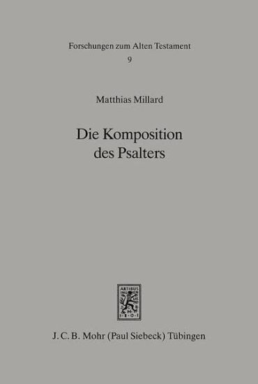 Die Komposition des Psalters