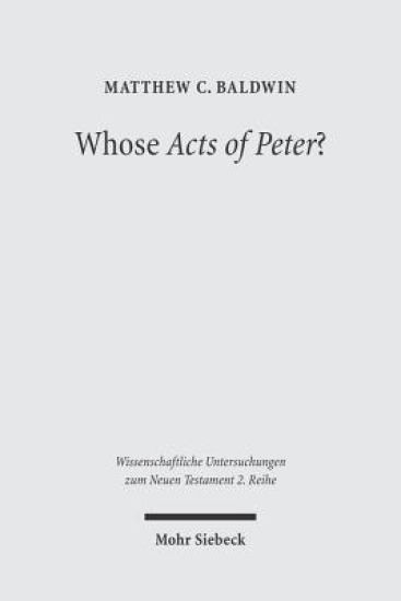 Whose Acts of Peter?