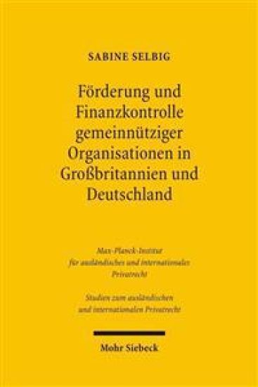 Förderung und Finanzkontrolle gemeinnütziger Organisationen in Großbritannien und Deutschland