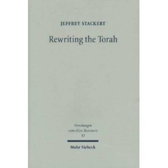 Rewriting the Torah