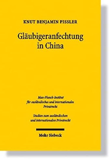 Gläubigeranfechtung in China