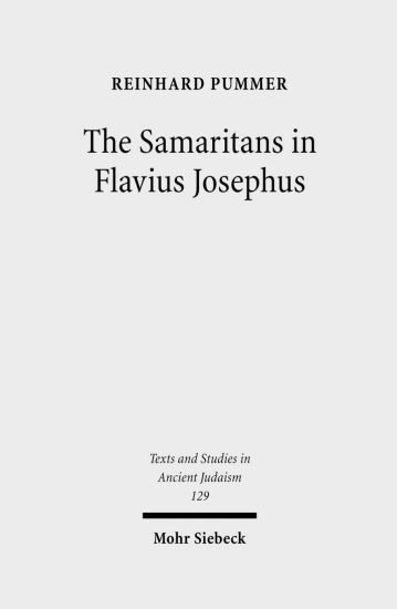 The Samaritans in Flavius Josephus