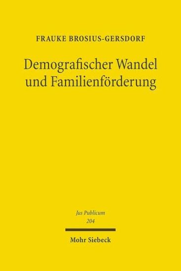 Demografischer Wandel und Familienförderung