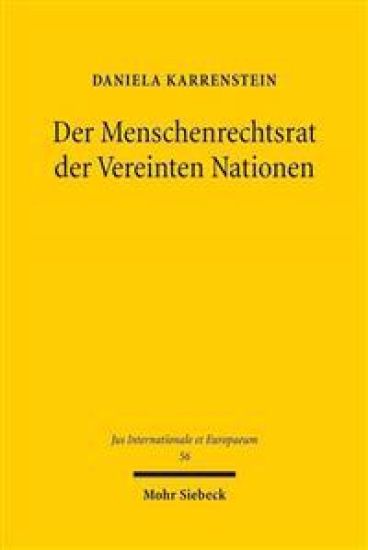 Der Menschenrechtsrat der Vereinten Nationen