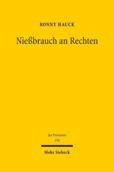 Nießbrauch an Rechten