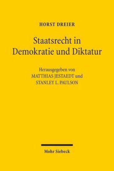 Staatsrecht in Demokratie und Diktatur