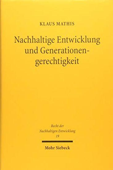 Nachhaltige Entwicklung und Generationengerechtigkeit