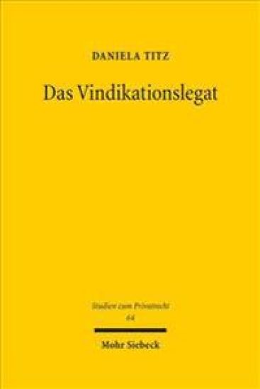 Das Vindikationslegat
