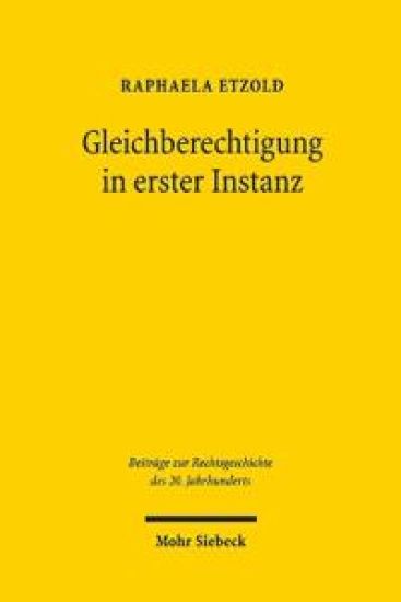 Gleichberechtigung in erster Instanz