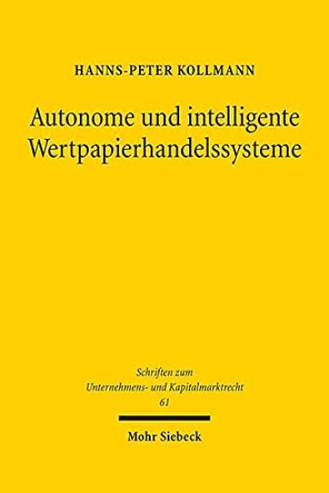 Autonome und intelligente Wertpapierhandelssysteme