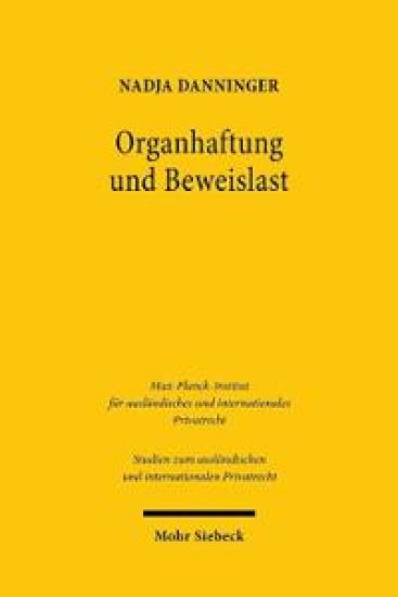 Organhaftung und Beweislast
